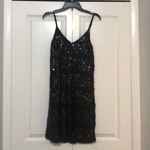Black sequin holiday dress!!